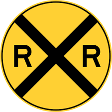 railroad ahead warning sign mutcd w10 1