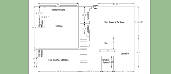 Floorplan For 2 Car Garage Conversion