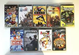 cib complete in box sony psp games