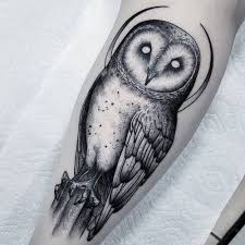34 of the best owl tattoos for men in