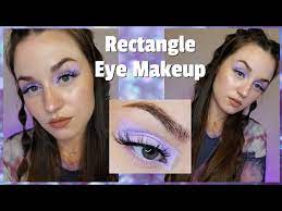 rectangle eye makeup tutorial graphic