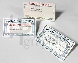 social security cards 1950s 1960s
