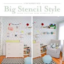 A Tiny Nursery With Big Stencil Style