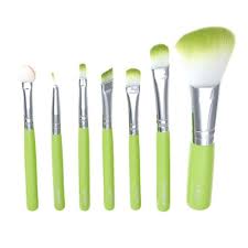 7 pcs complete daily makeup brushes set