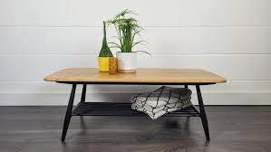 Coffee Table With Black Legs By Lucian