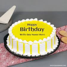birthday cake with name cake
