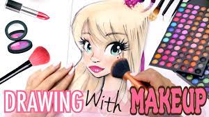 drawing with makeup you
