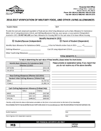 24 Printable 2017 Military Bah Forms And Templates