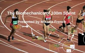 the biomechanics of 100m sprint by