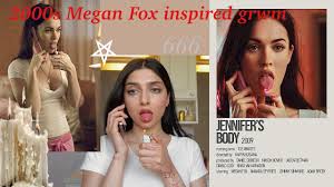 megan fox 2000s inspired makeup from