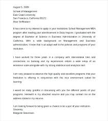 Cover Letter For Mba Admission Sample Cover Letters For Employment