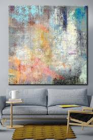 Abstract Painting On Canvas Large Hand