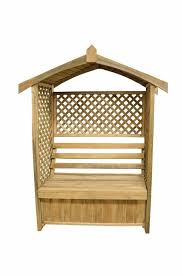 Wooden Garden Arbour Seat Bench With