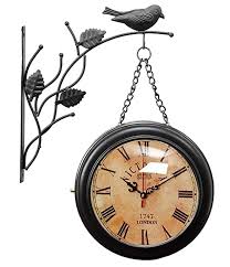 Double Sided Wall Clock Antique Clock