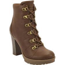 G By Guess Womens Galls Heeled Lace Up Boots Booties