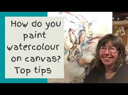 How Do You Paint Watercolour On Canvas