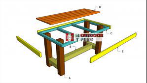 Wooden Table Plans Myoutdoorplans