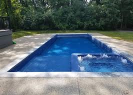 fiberglass pools rectangle shapes