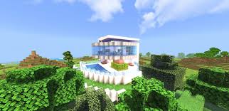 Modern House Creation Minecraft Pe Maps