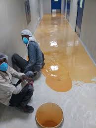 indigo epoxy floor coating for spray