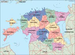 estonia political map ilrator