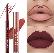 12pcs matte liquid lipstick lip liner