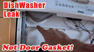 kenmore dishwasher leaking easy