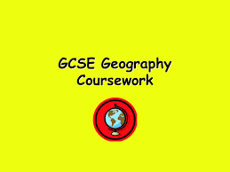 GCSE Geography Coursework  Strand     Evaluation of Data   GCSE    