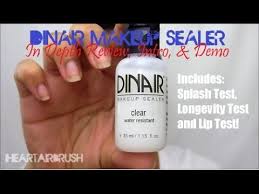 dinair makeup sealer intro demo and