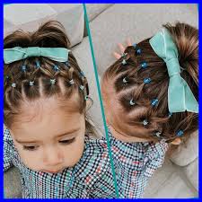 I did this one last month one of those days that we were in a rush it's similar to a style. Cute Hairstyle For Girls 16 Toddler Hairstyles Girl Curly 2020 In 2021 Cute Toddler Hairstyles Toddler Hairstyles Girl Lil Girl Hairstyles