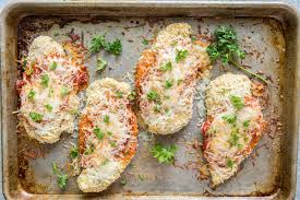 Then dip the chicken into the egg mixture and then roll the chicken in the bread crumb mixture. Chicken Parmesan Easy Baked Chicken Parmesan Recipe