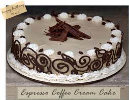 espresso coffee cream cake happy