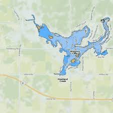Wiggins Lake Fishing Map Us_mi_26_4 Nautical Charts App