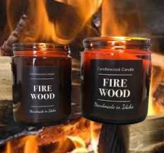 Ling Wood Fireplace Soy Wax Candle
