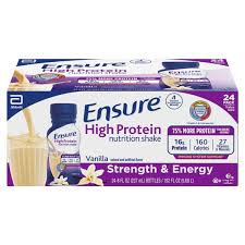 high protein nutrition shake vanilla