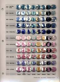 Thompson Enamels Color Chart Dichroic Glass Jewelry Glass