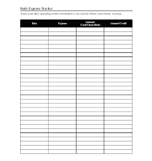 Daily Expenses Tracker Excel Template Free Download Budget