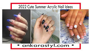 26 cute summer acrylic nail ideas 2022