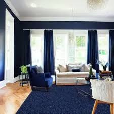 color carpet goes with navy blue walls