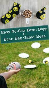 easy no sew bean bags game ideas for