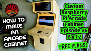 custom raspberry pi arcade cabinet