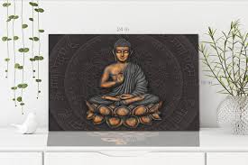 Buddha Ok Canvas Wall Art Picture Print