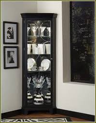 This beautiful curio cabinet from pulaski combines traditional elegance and styling with modern functionality. Wooden Cabinets Vintage Black Corner China Cabinet