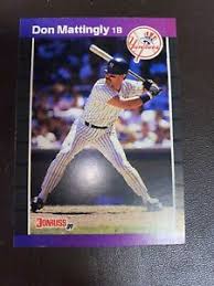 Boardwalk & baseball panel (don mattingly/andre dawson) $4.00: 1989 Donruss Card 74 Don Mattingly Yankees Ebay