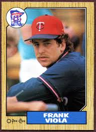 Baseball cards which featured a player who did not appear in a regular season game during the most recently completed season, do not link to their major league statistics. 1987 O Pee Chee 310 Frank Viola Baseball Card Minnesota Twins