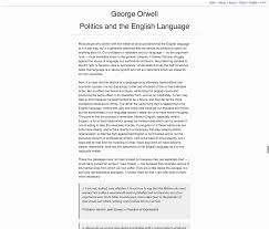 custom stylesheet for george orwell essay archive gavin wray after