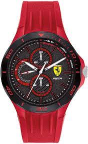 Sorry to the team, it was my mistake. Amazon Com Scuderia Ferrari Men S Pista Quartz Watch With Silicone Strap Red 18 Model 0830723 Clothing Shoes Jewelry