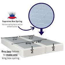 txl half king supreme box spring