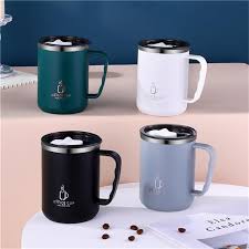 Coffee Cup Mug With Lid Insulated