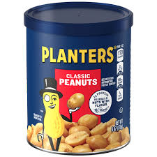 planters clic peanuts 6 oz can